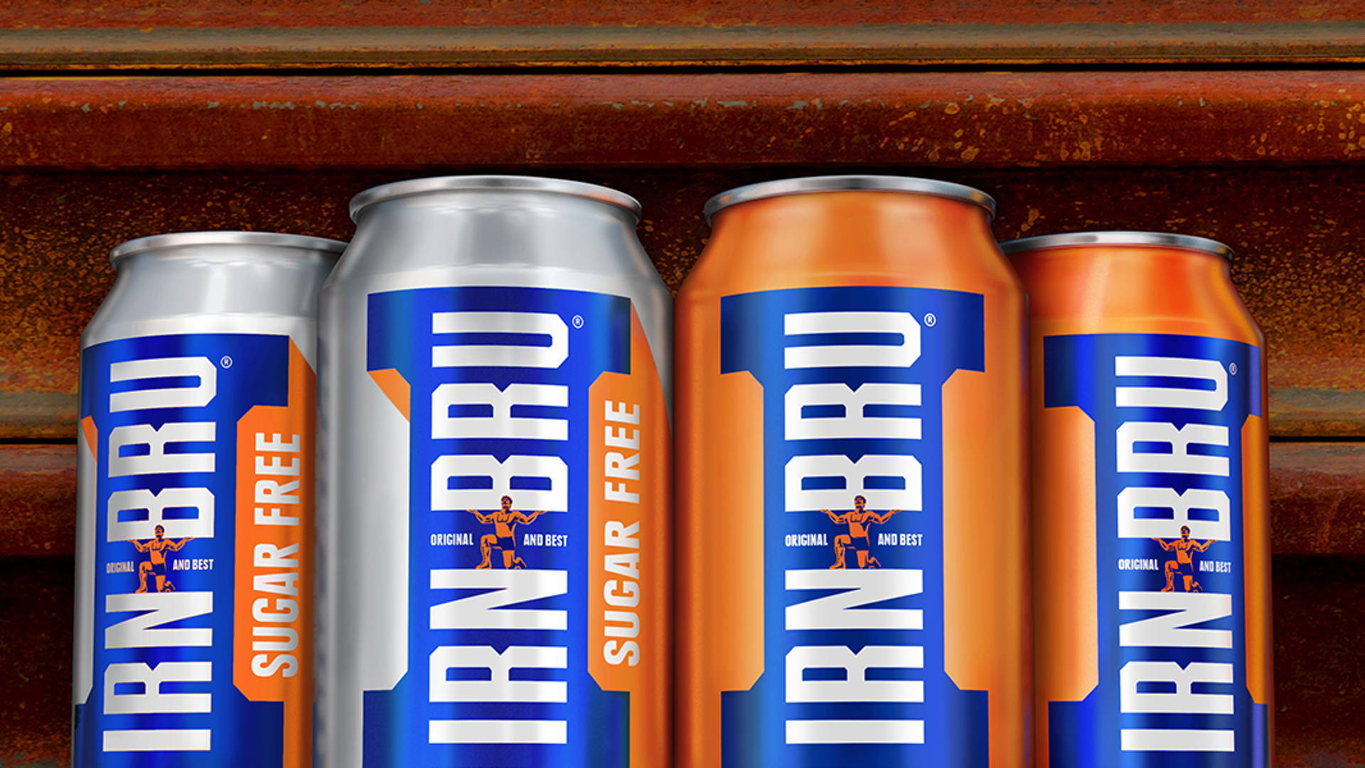 IRN-BRU Barr Irn Bru Limited Edition Pint Glass Boxed Iron Brew Scarecrow Packaging 