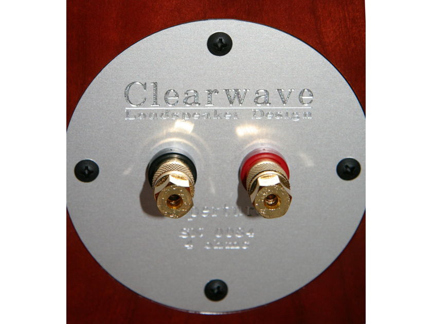 Clearwave with Salk cabinets-- Aperture S52-- red cherry finish-- sonic bliss