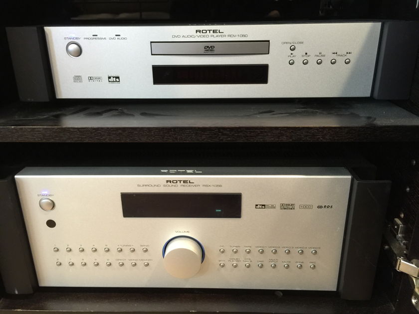 Rotel RSX-1056, RB-1070 & RDV-1050 ONLY THE RECEIVER AND DVD LEFT, THE RB-1070 IS SOLD