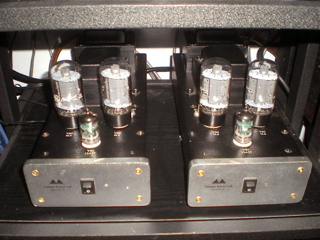 ANTIQUE SOUND LABS [ ASL ] WAVE AV-25 TWIN MONO AMPS WO...