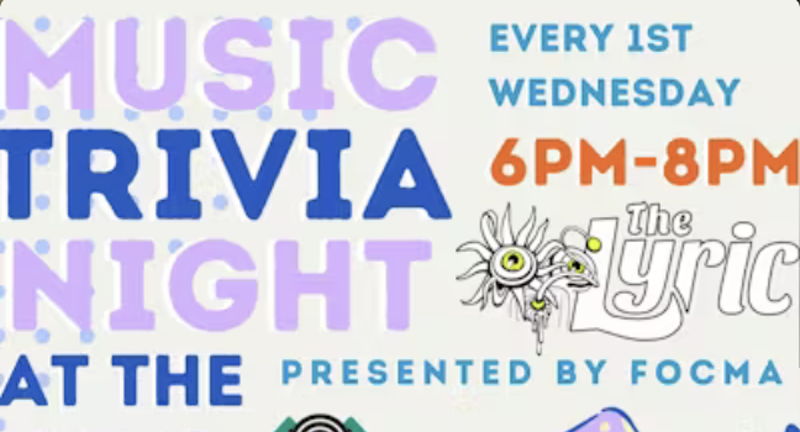 Music Trivia at The Lyric