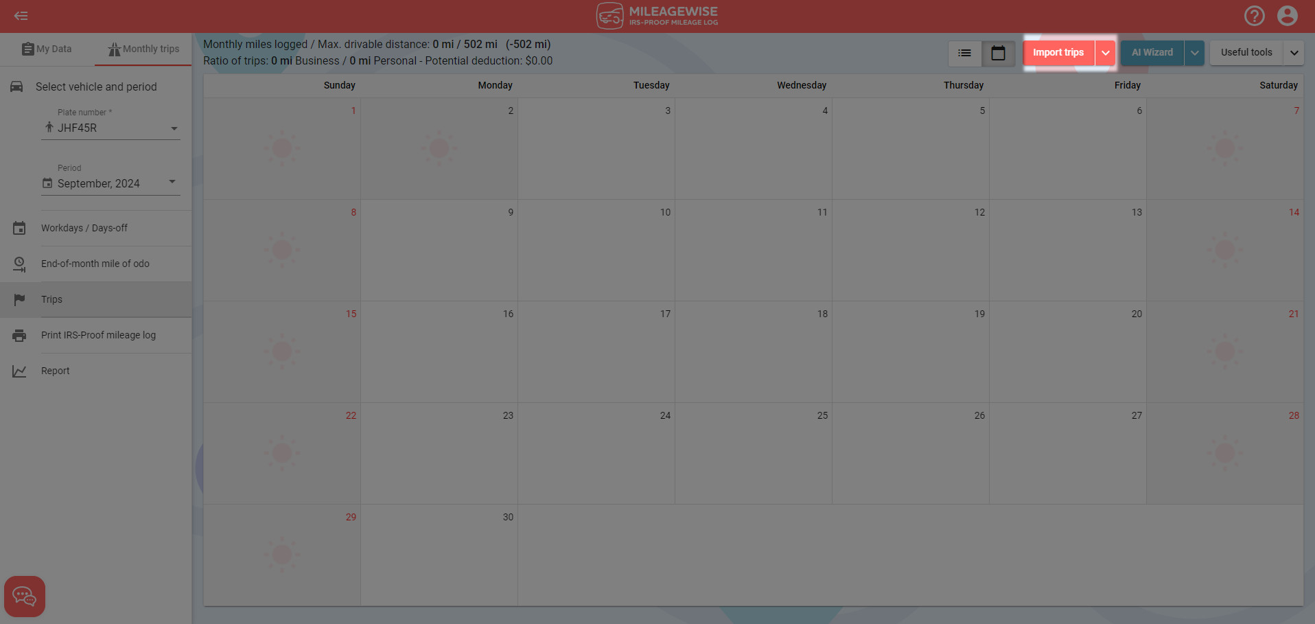 google timeline trip import