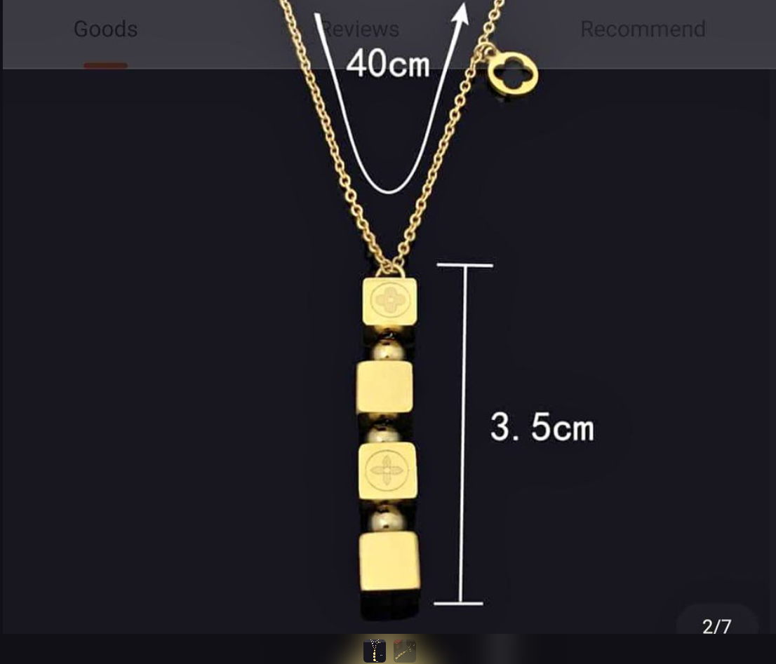 Cube Necklace