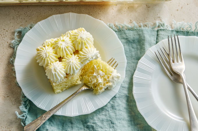 Gâteau au citron à un étage