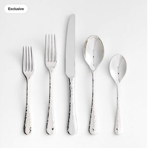 Caesna Mirror 5-Piece Flatware Place Setting by Robert Welch + Reviews | Crate & Barrel