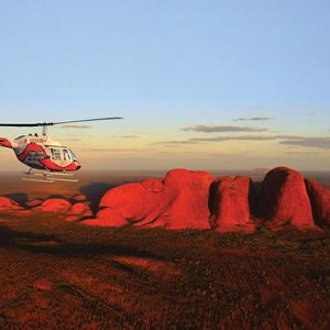 Helicopter Over Uluru
