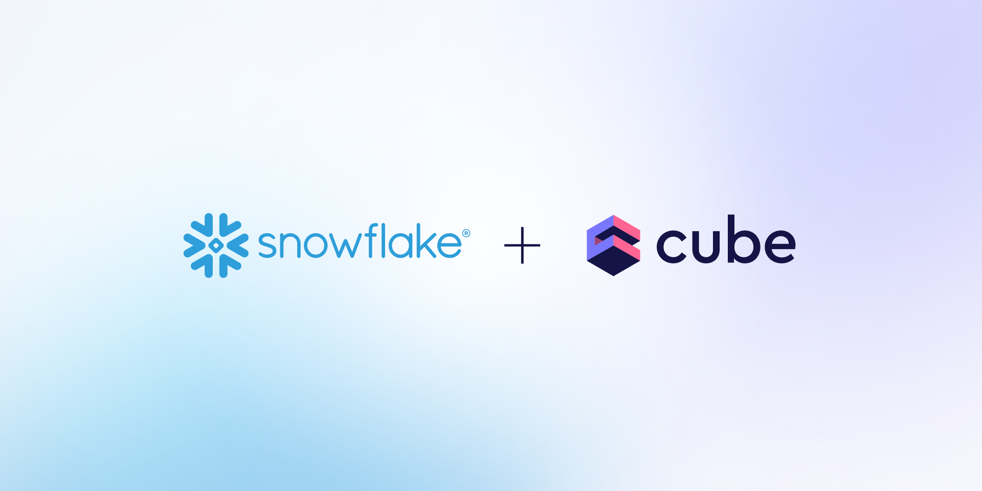 Cover of the 'How Cube’s Universal Semantic Layer & Snowflake Data Cloud Work Together' blog post