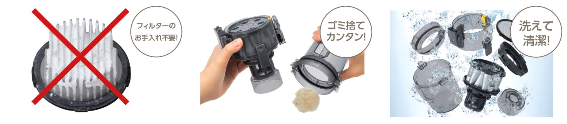 フィルターレス