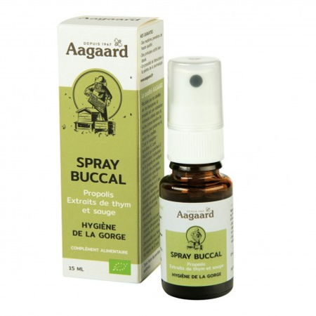 Spray buccal à la propolis
