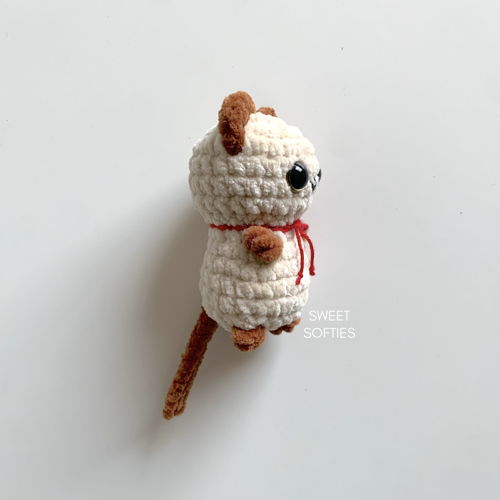 Faça uma boneca de gato em crochê! Tutorial de amigurumi sem costura