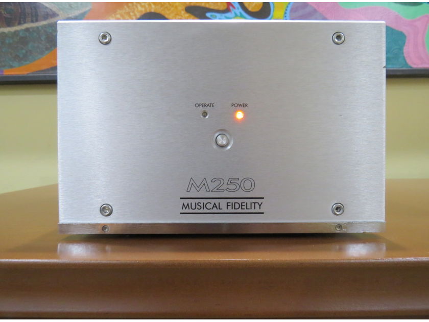 Musical Fidelity M-250 Single 250 watt monoblock amplifier. $1250 amp for $395.