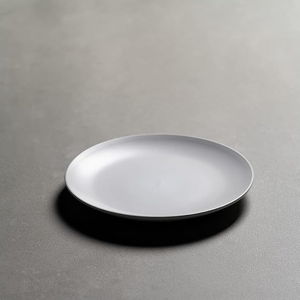 Strawberry Street Wazee Matte 8.25" Coupe Salad Plate, Set of 6, White