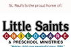 Little Saints Child Care Preschool Ministry