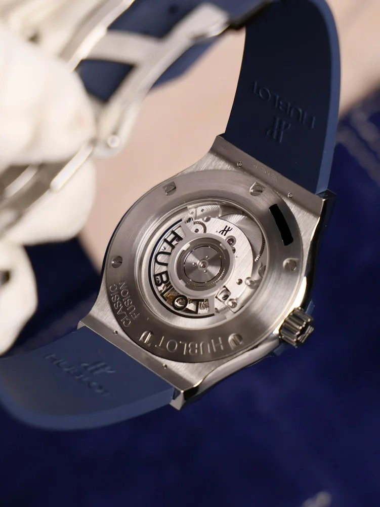 Hublot Classic Fusion Blue 542.NX.7170.LR Box and Papers 2021
