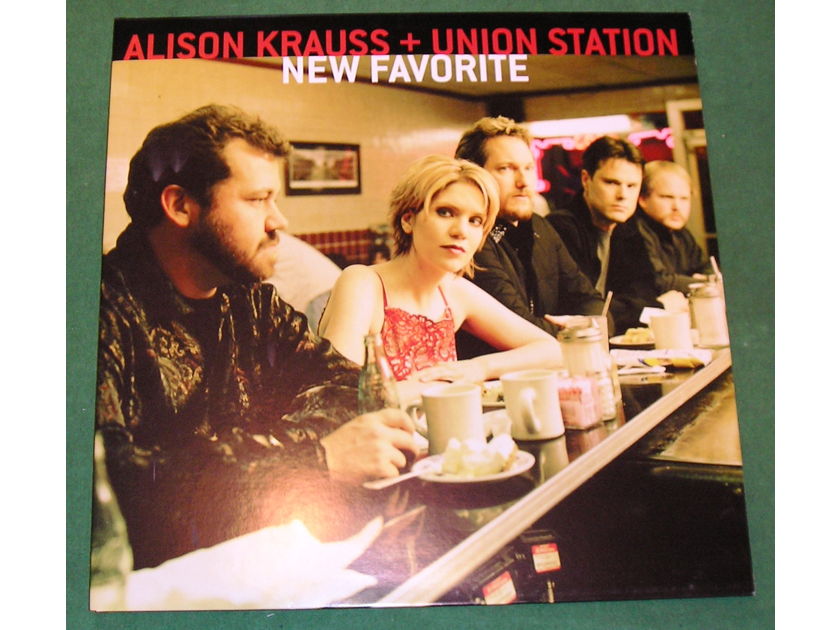 ALISON KRAUSS + UNION STATION - "NEW FAVORITE" IMPORT 1st PRESS ***MINT/UNPLAYED 10/10***