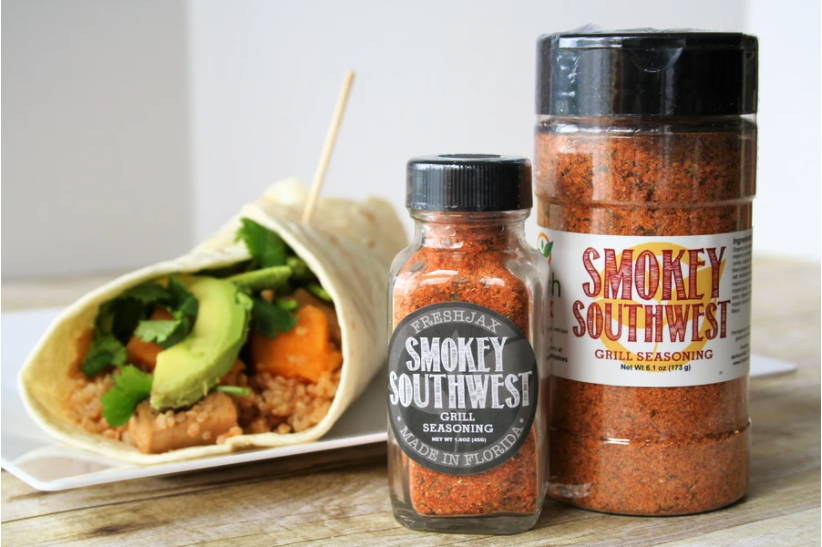 plant based burrito recipe with organic smokey southwest tex mex seasoning 