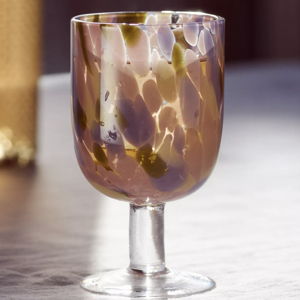 Charlie Confetti Wine Glasses, Set of 4, Lavender