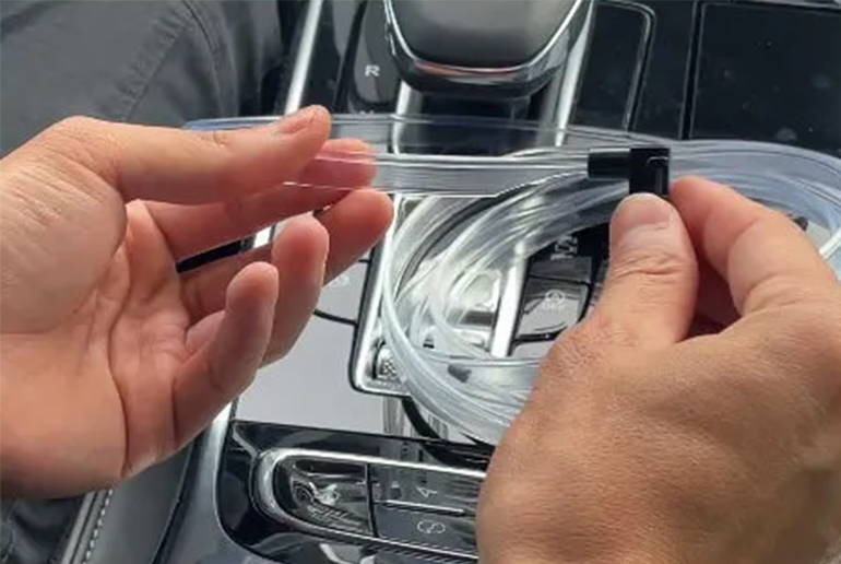 AuraDrive LED Car Cold Light Line Aesthetic Vibes