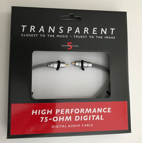Transparent Audio High Performance Digital Link 75ohm -...