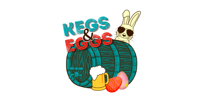 Kegs & Eggs Craft Beer Fest + Adult Easter Egg Hunt 2024 promotional image