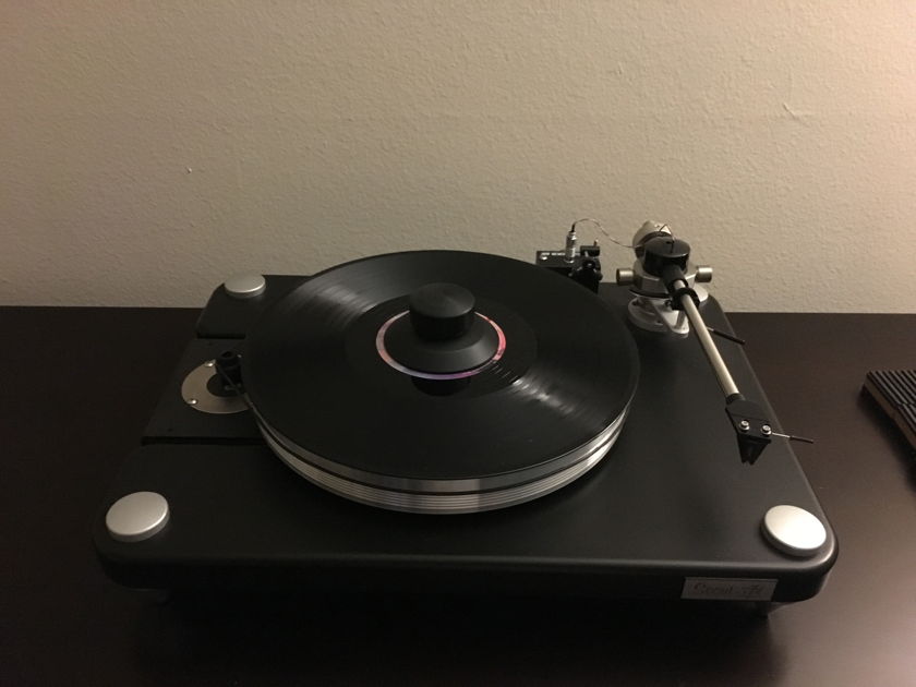 VPI Industries SCOUT W/ORTOFON BLACK CARTRIDGE AND CUSTOM COVER Paypal and shipping included