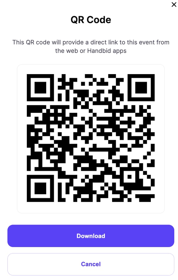 event qr code
