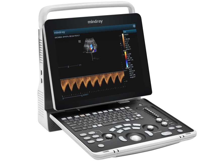 Portable Ultrasound machine Z50 Mindray , color doppler, Probes; Linear + Convex 