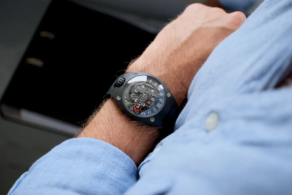 Urwerk scores again - Scorpion with a Satellite Display | Chrono 10:10