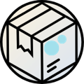 Icon of shipping box illustrates free shipping & returns