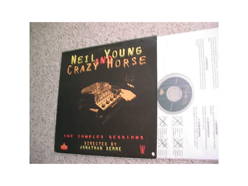 12 INCH Laserdisc movie - Neil Young and crazy horse the complex sessions  NOT A DVD!
