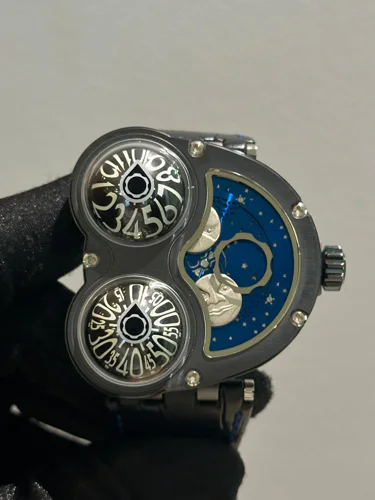 MB&F MoonMachine Black Titanium Dark Blue Sky 34.BTL.B LE 18 pcs