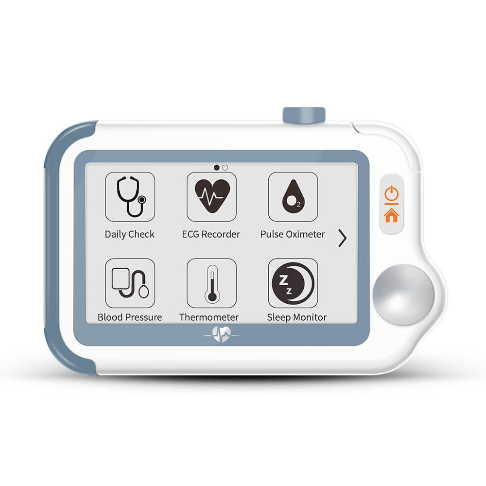 Checkme™ Pro Vital Signs Monitor - All-in-one machine integrating ECG  monitor, oximeter, blood pressure monitor, thermometer, sleep monitor and  mini monitor. – MDcubes