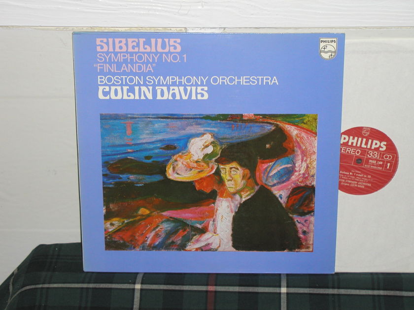 Davis/BSO - Sibelius No.1 Finlandia Philips Import Pressing 9500 140