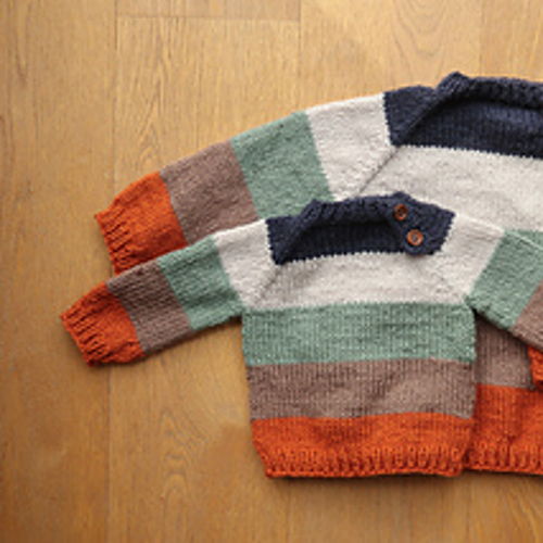 Paint Colorblock Boy Knit Sweaters