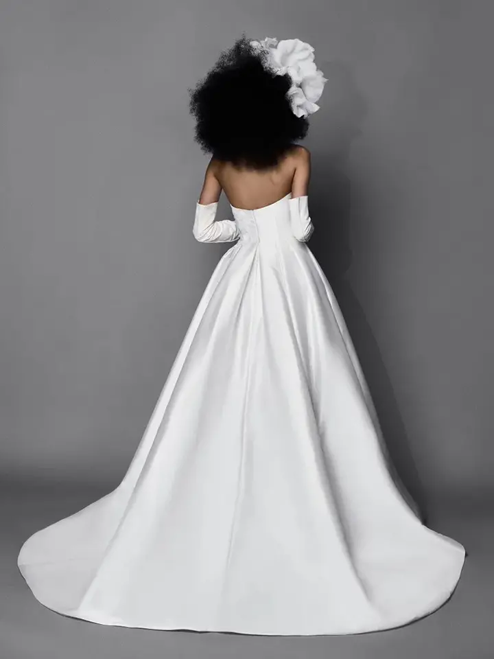 partie arrière robe de mariée JULIANNE