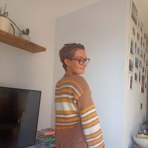 Der Streifen-auf-Streifen-Pullover - Strickanleitung