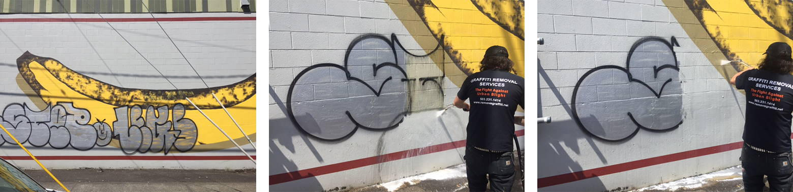 remove graffiti from murals