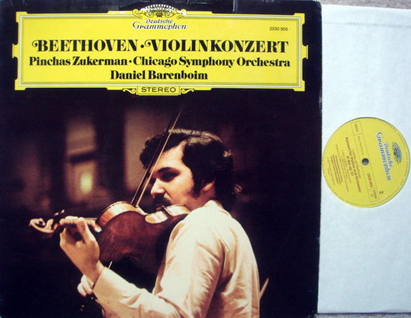 DG / ZUKERMAN-BARENBOIM, - Beethoven Violin Concerto, NM!