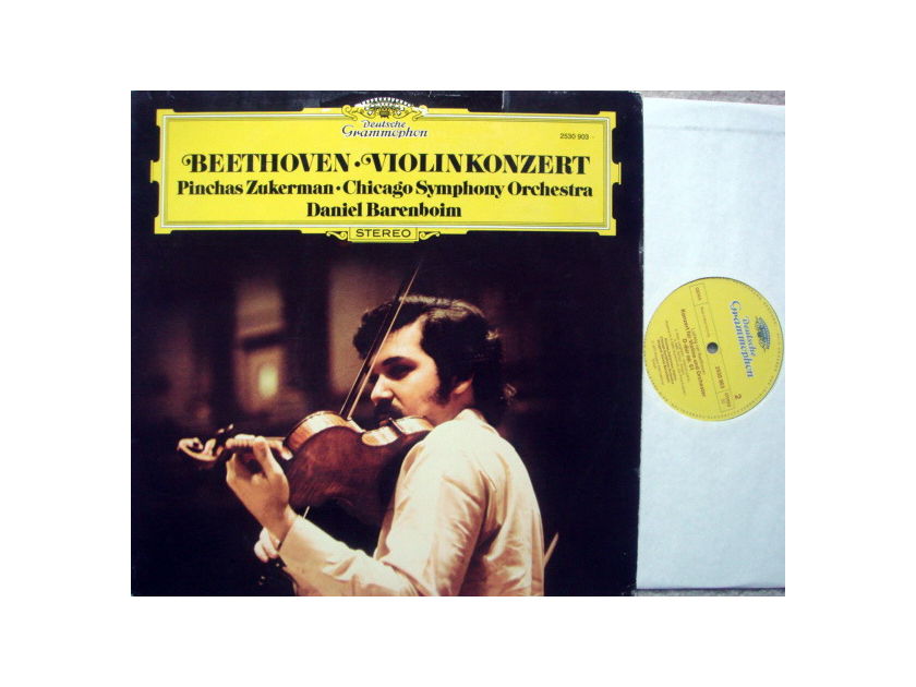 DG / ZUKERMAN-BARENBOIM, - Beethoven Violin Concerto, NM!