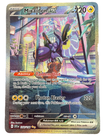 Hit rate for Special Illustration Rare Miraidon EX from Pokemon's Scarlet & Violet. 