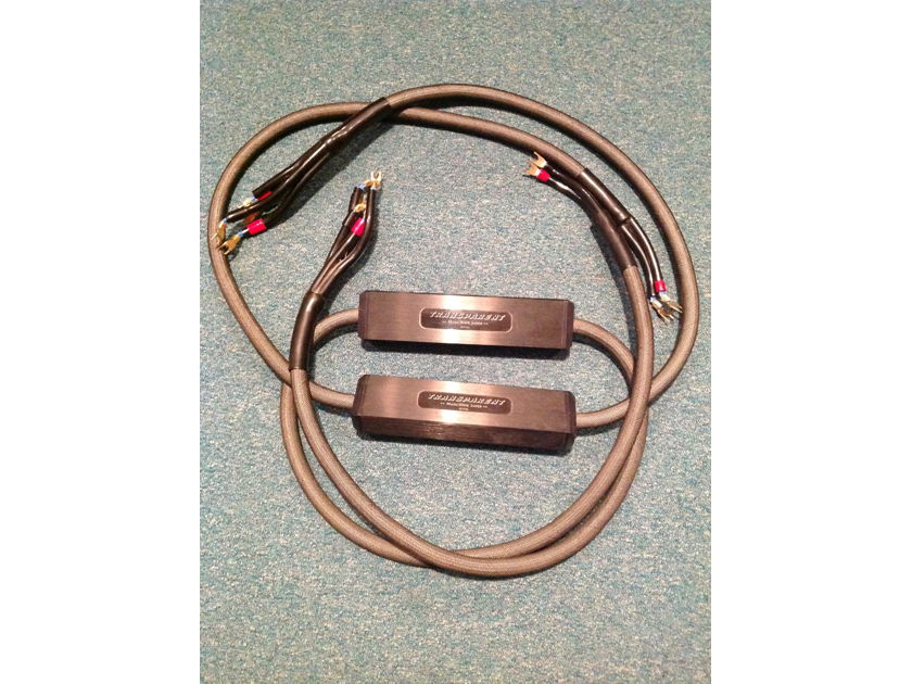 Transparent Audio Super XL Musicwave  8 Foot Speaker Cables Bi-Wired Gold Spades