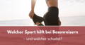 welcher sport hilft bei besenreisern