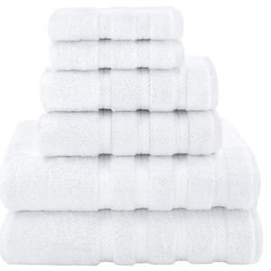 Soft Linen Luxury 6 Piece Towel Set