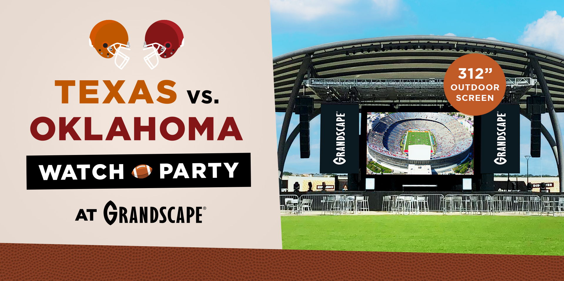 Texas vs. Oklahoma Watch Party promotional image
