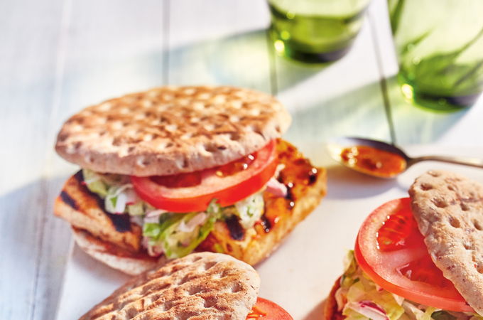 Grilled Tofu Sandwiches