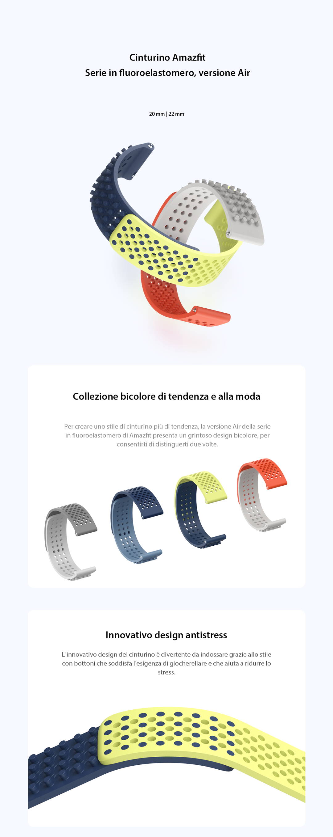 Amazfit Strap Fuoroelastomer Series Air Edition