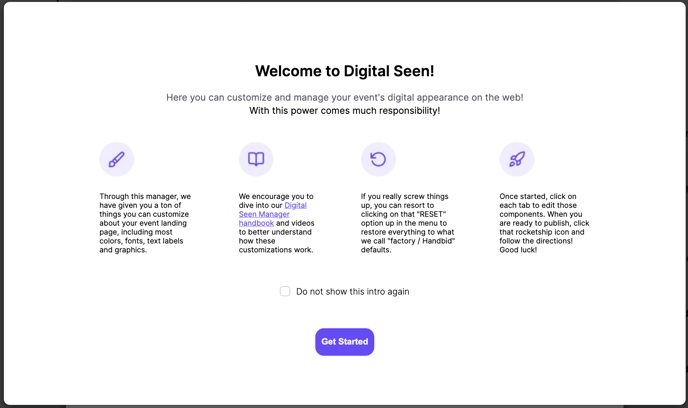 Theme Warning - Get Started