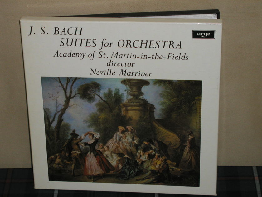 Marriner/AoStMitF - J.S. Bach Suites For Orchestra UK Argo/Decca ZRG-687-8 2LP