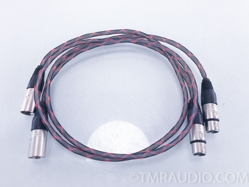 Black Mountain Cable Pinnacle Silver 1M interconnects; XLR terminations (2297)