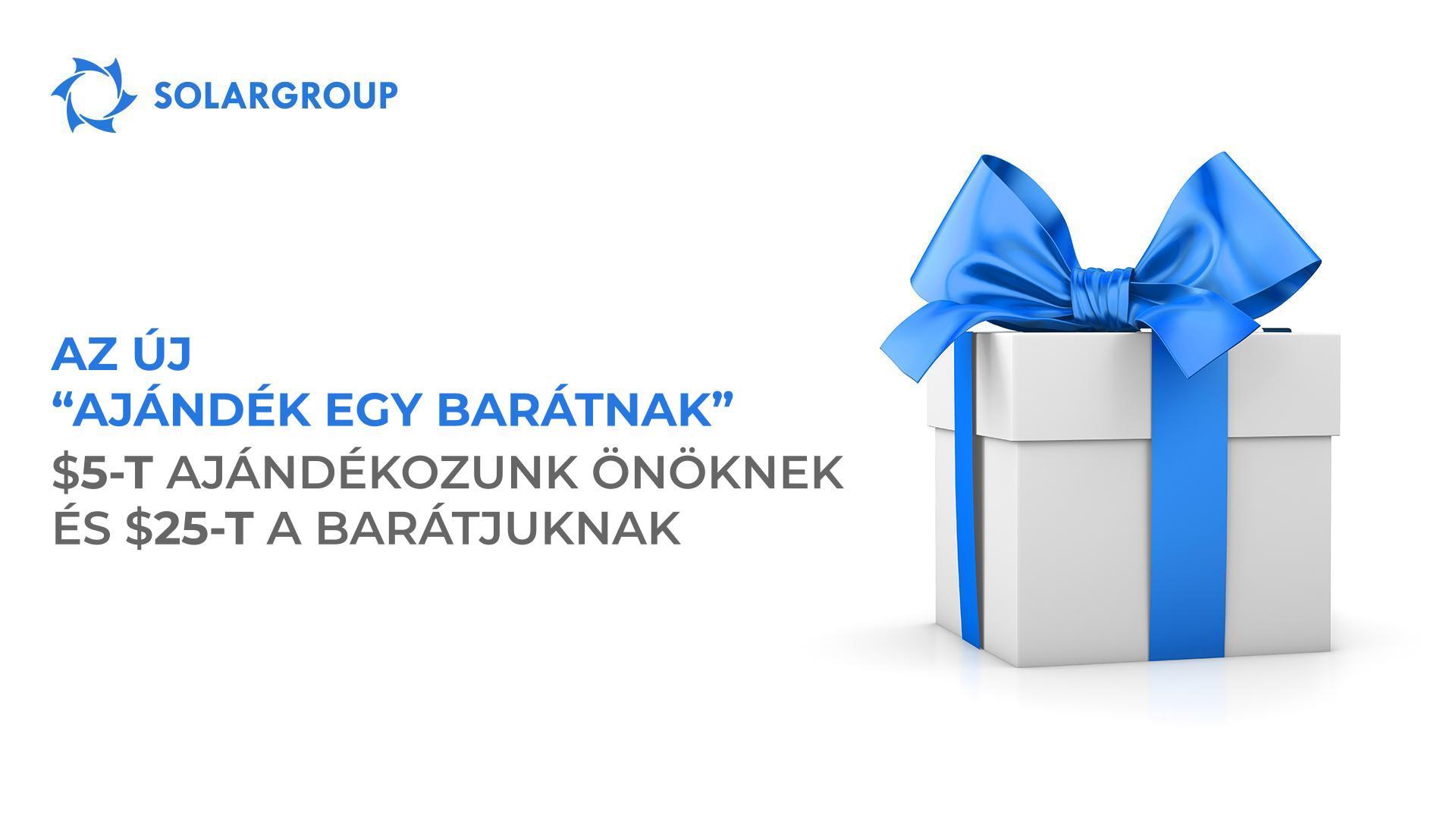 „Ajándék egy barátnak": az opció új feltételei